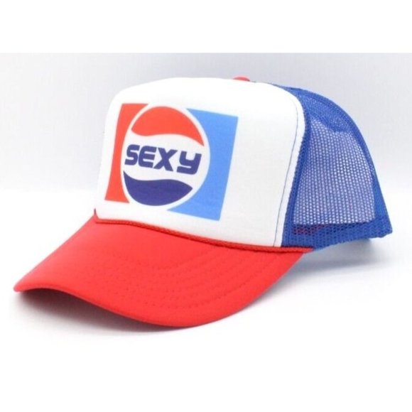 SEXY Trucker Hat Vintage Mesh Cap Trucker Hat Snap Back Adjustable - Picture 3 of 4